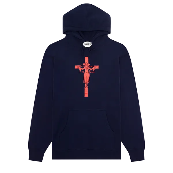 Hockey Sweet Heart Hoodie - Navy