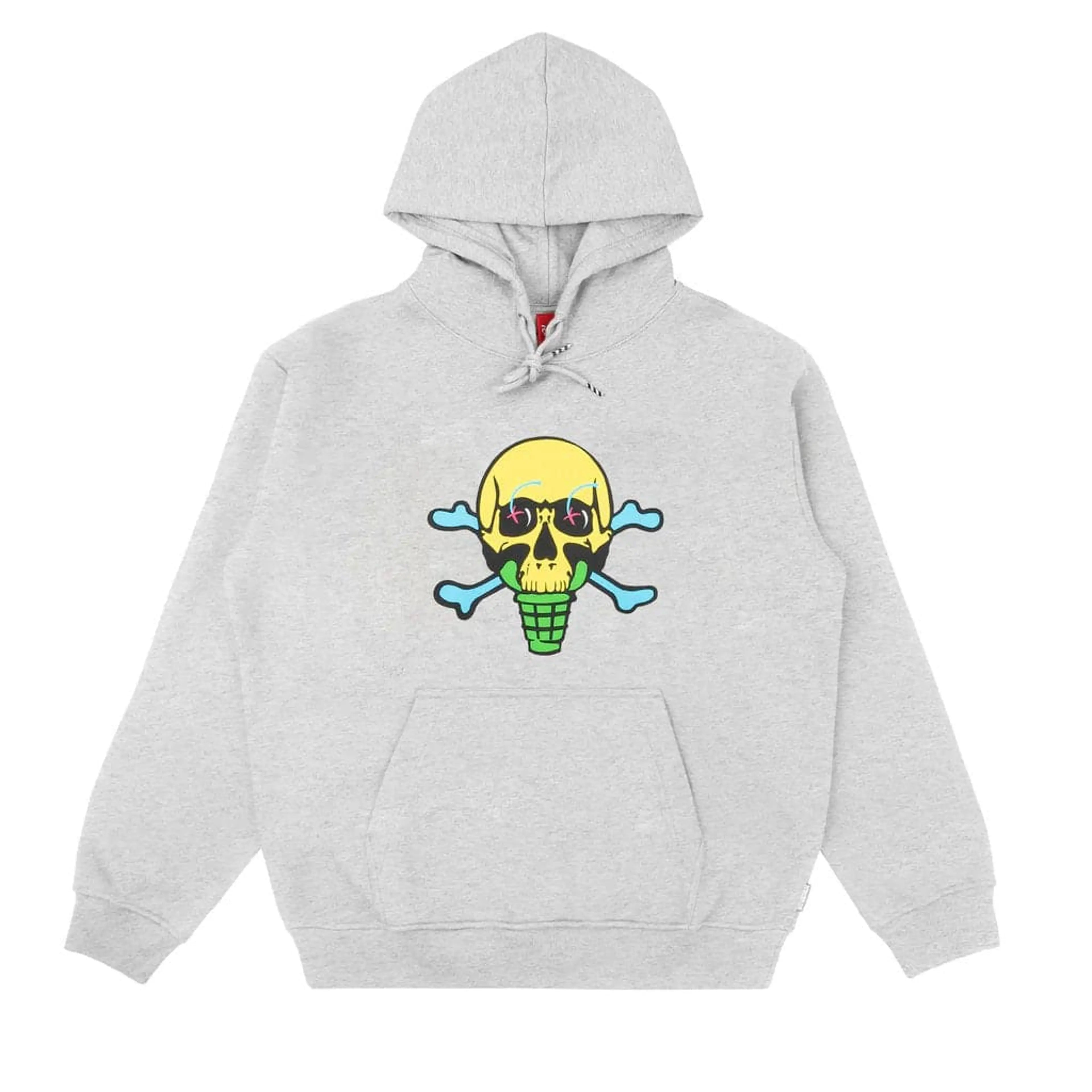 ICE CREAM COMPONENTS HOODIE - HEATHER GREY