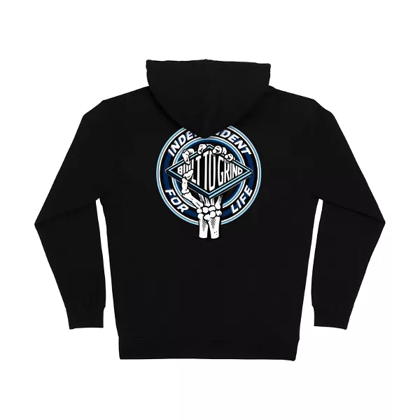 Independent For Life Clutch Zip Hoodie - Black