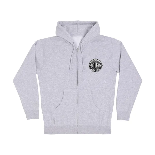 Independent For Life Clutch Zip Hoodie - Heather Grey