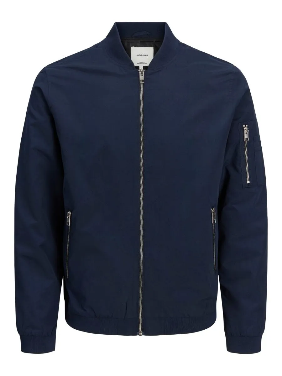 Jack & Jones Rush Bomber Jacket Navy Blazer