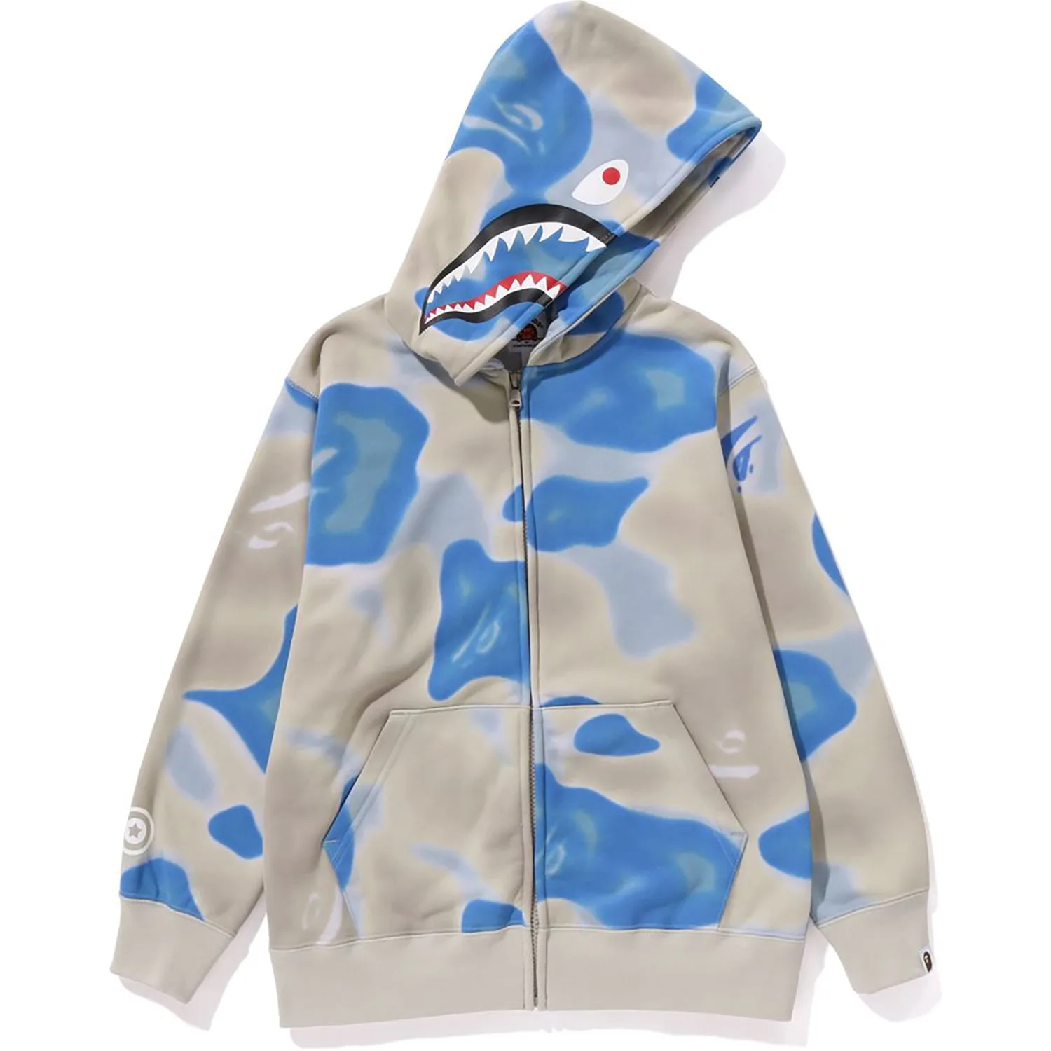 LIQUID CAMO SHARK ZIP HOODIE KIDS