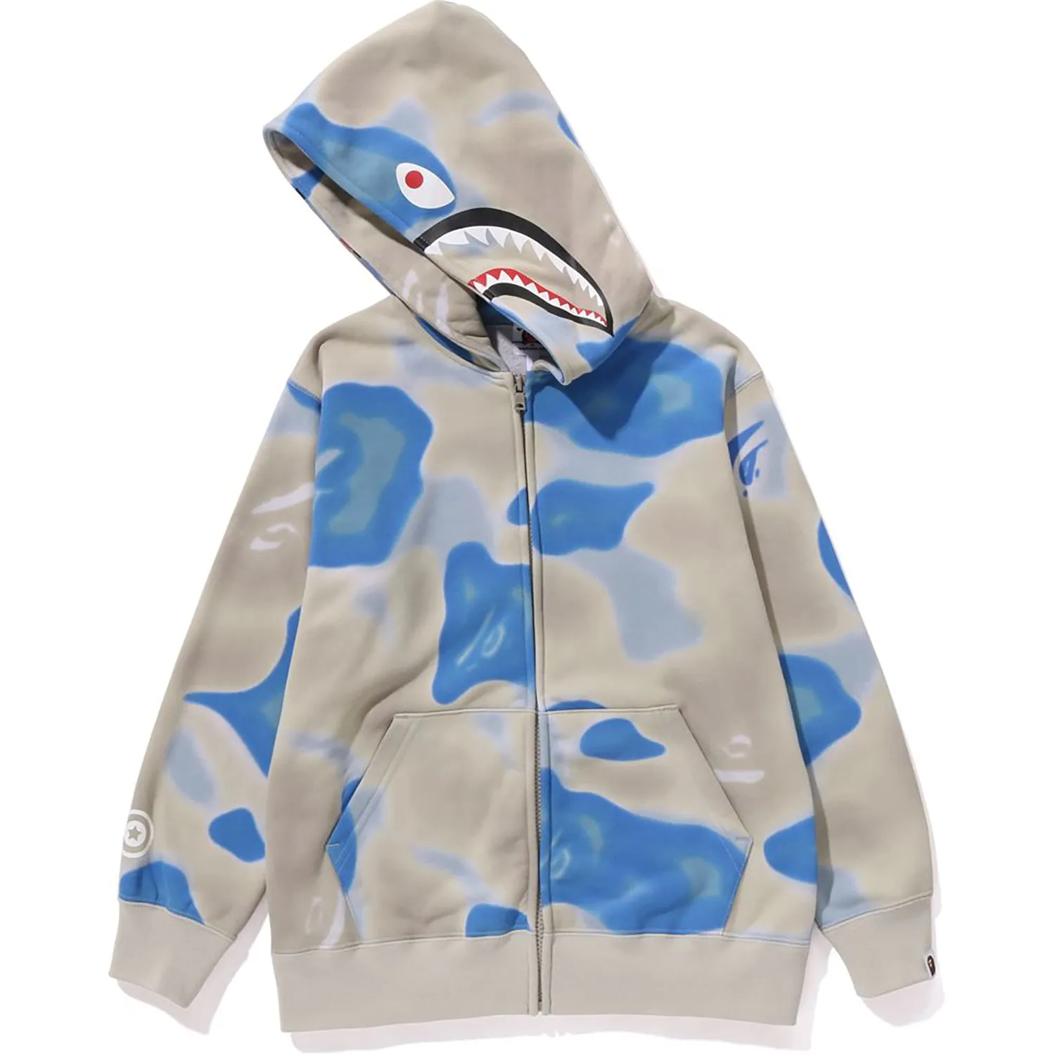 LIQUID CAMO SHARK ZIP HOODIE KIDS