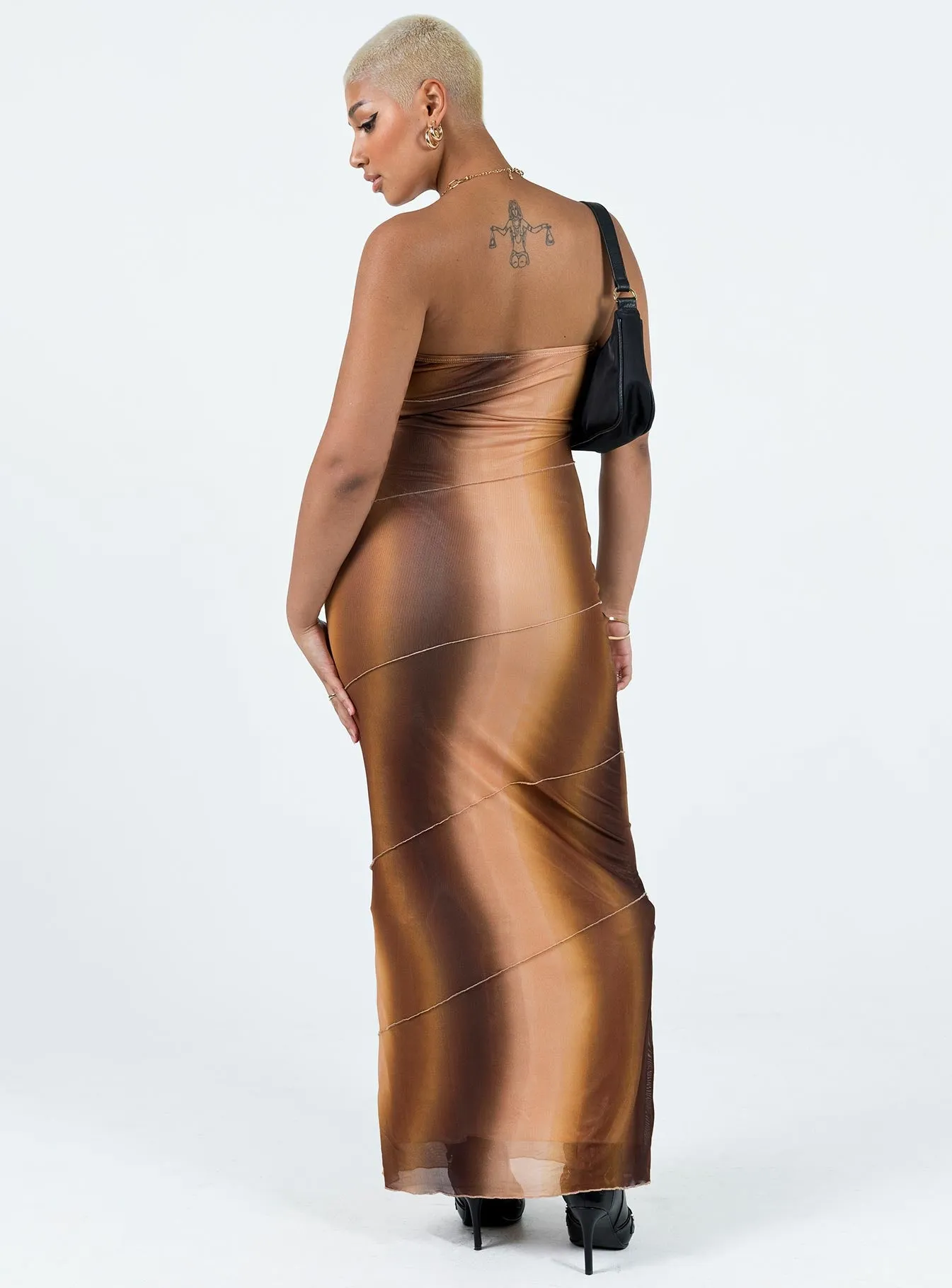 Luela Maxi Dress Brown