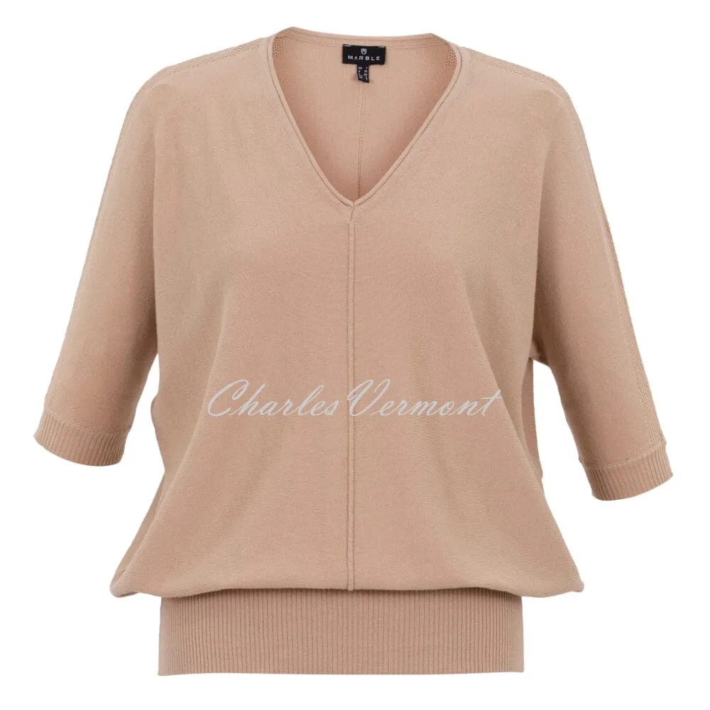 Marble Sweater - Style 6893-196 (Champagne)