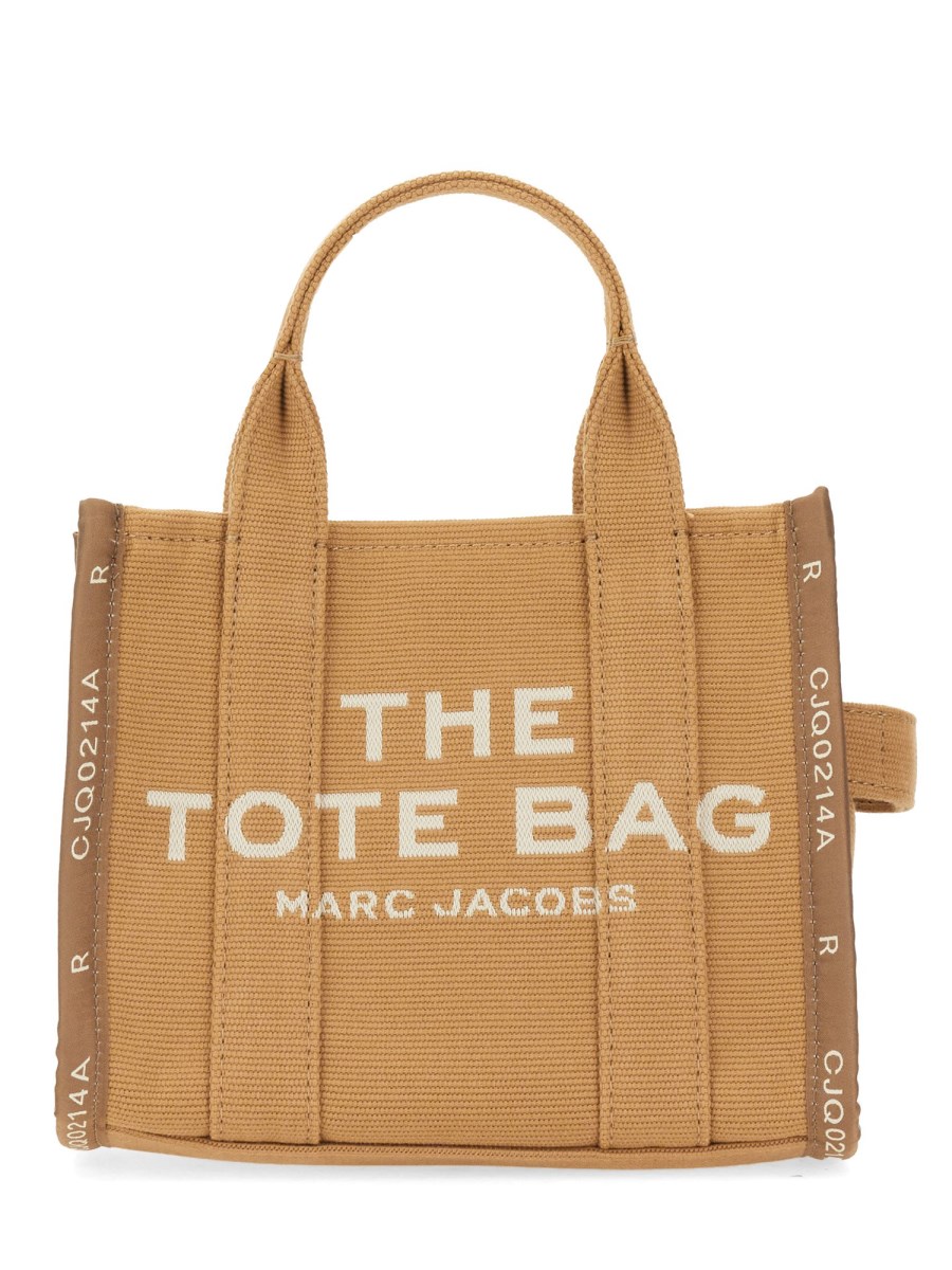 MARC JACOBS    JACQUARD LOGO CANVAS TOTE SMALL BAG