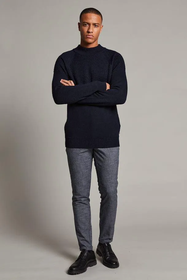 Matinique Magore Sweater in Dark Navy