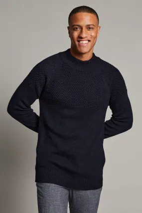 Matinique Magore Sweater in Dark Navy