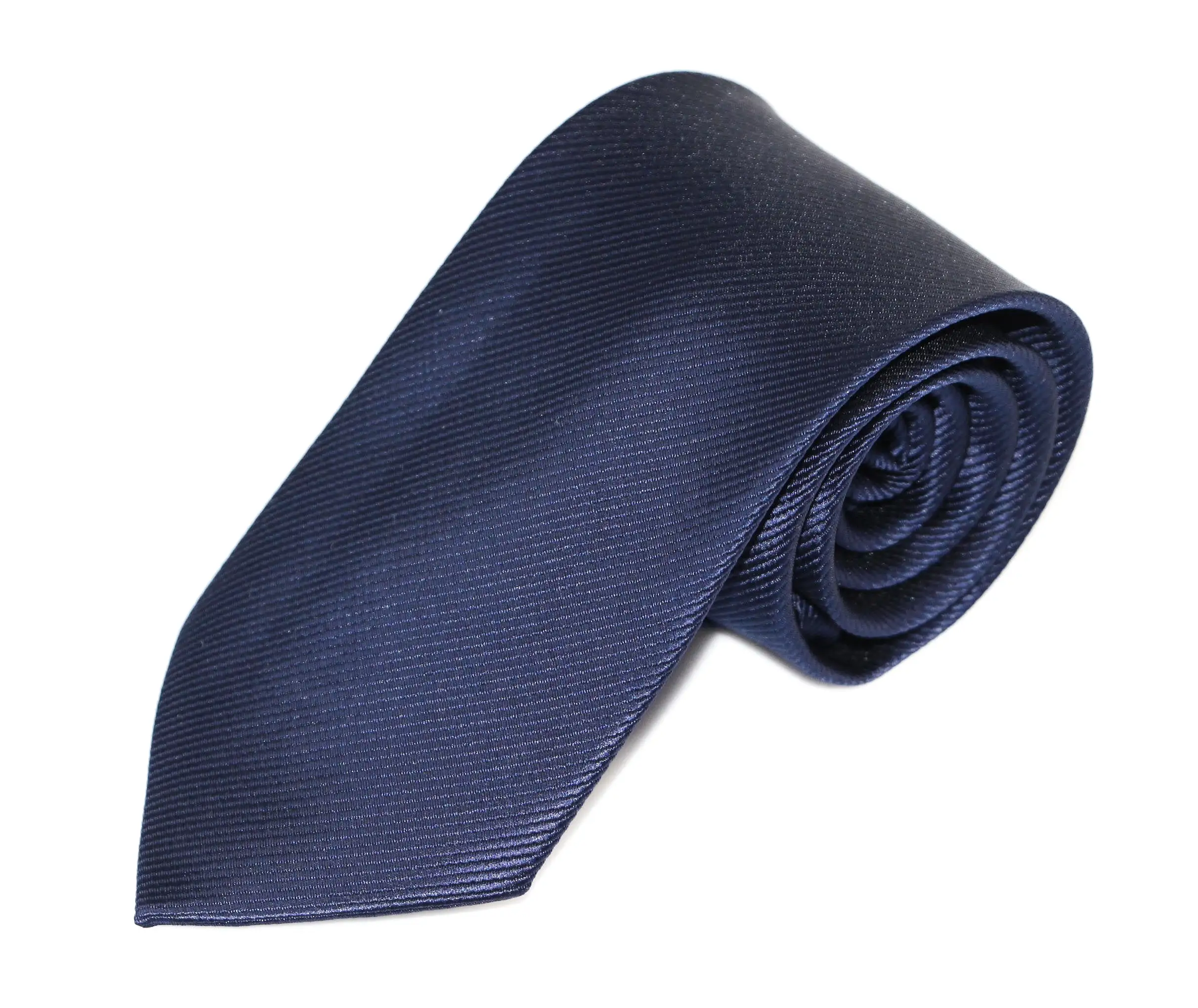 Mens Plain Navy Elegant Striped Patterned 8cm Neck Tie