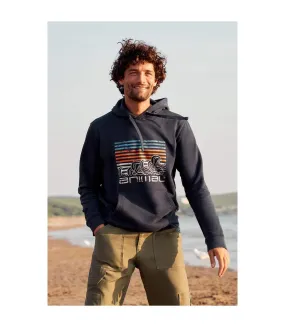 Mens river organic hoodie navy Mountain Warehouse