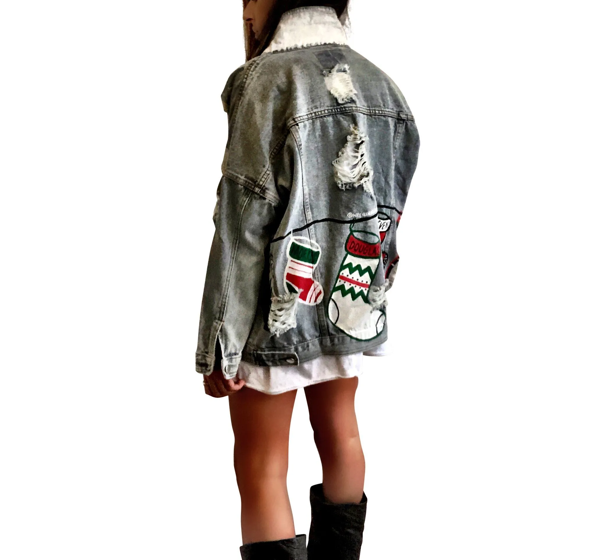 'MERRY MERRY' DENIM JACKET