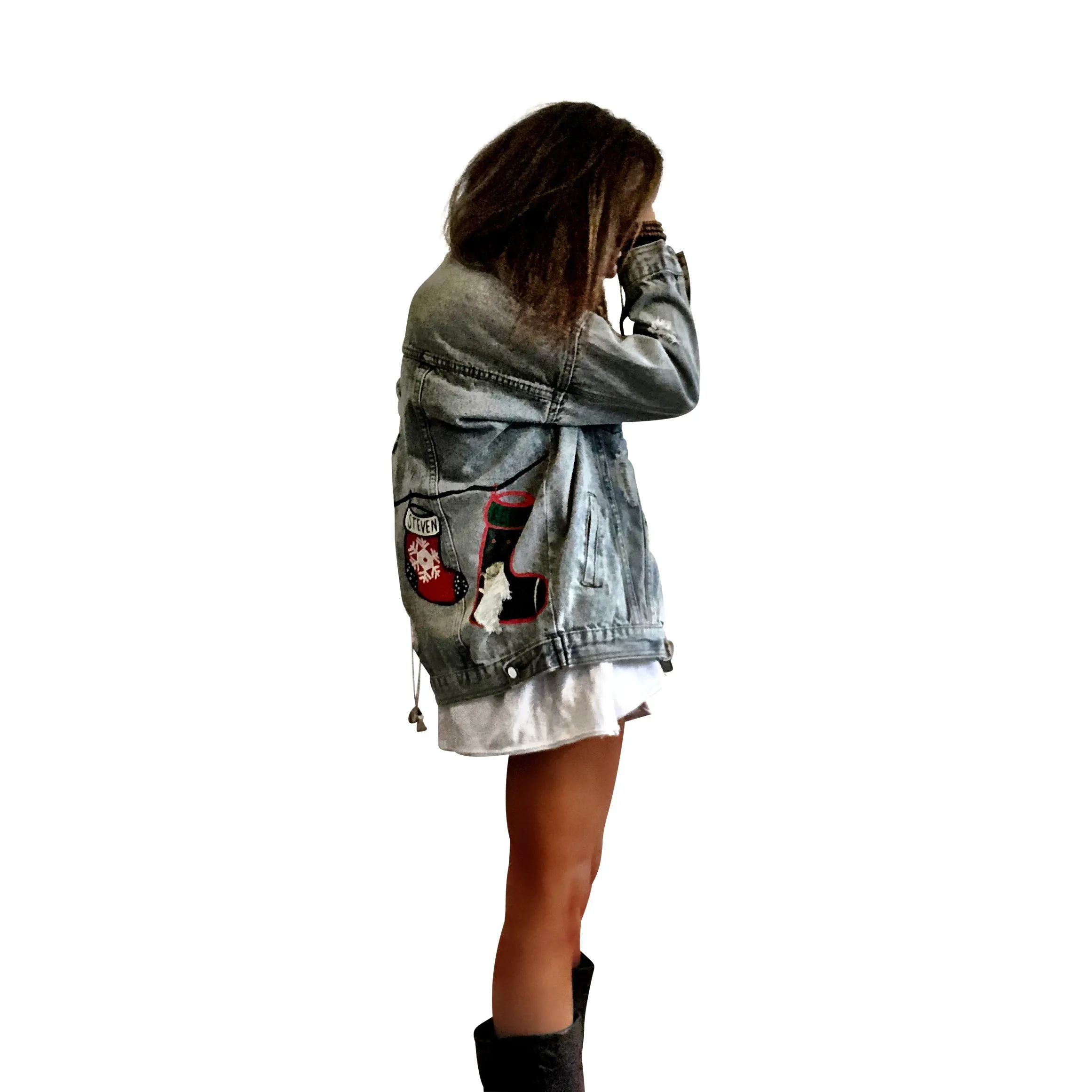 'MERRY MERRY' DENIM JACKET