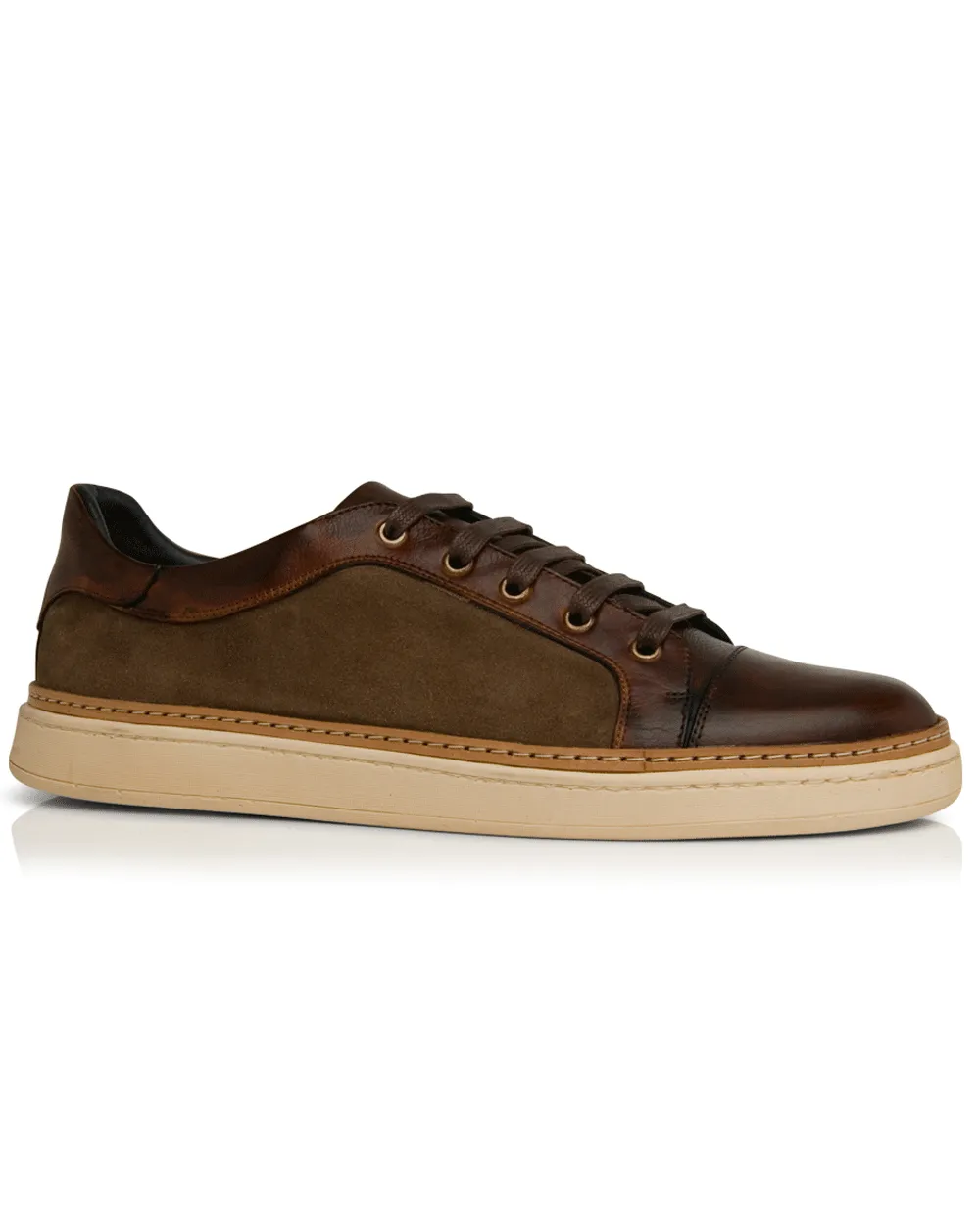 Messina Farro Sneaker in Tobacco