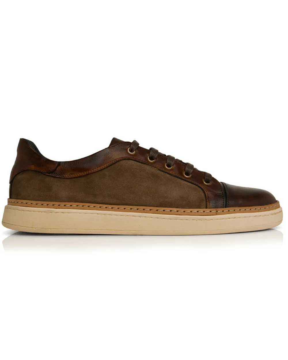 Messina Farro Sneaker in Tobacco