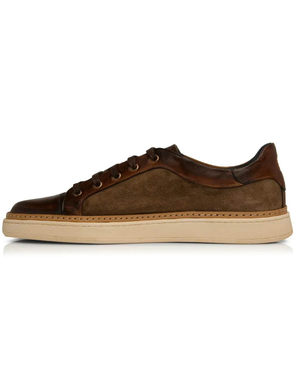 Messina Farro Sneaker in Tobacco