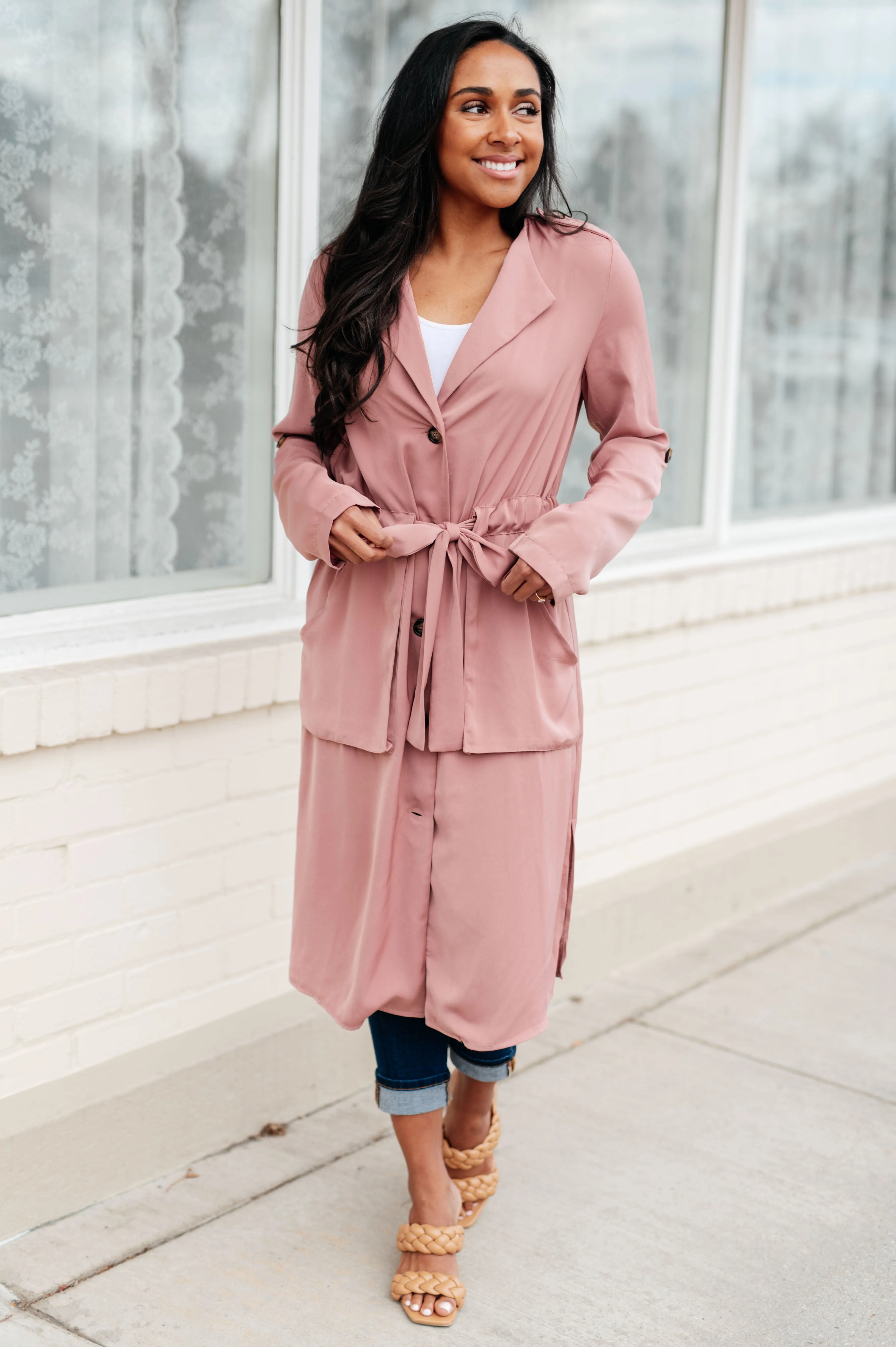 Milena Jacket in Dusty Mauve