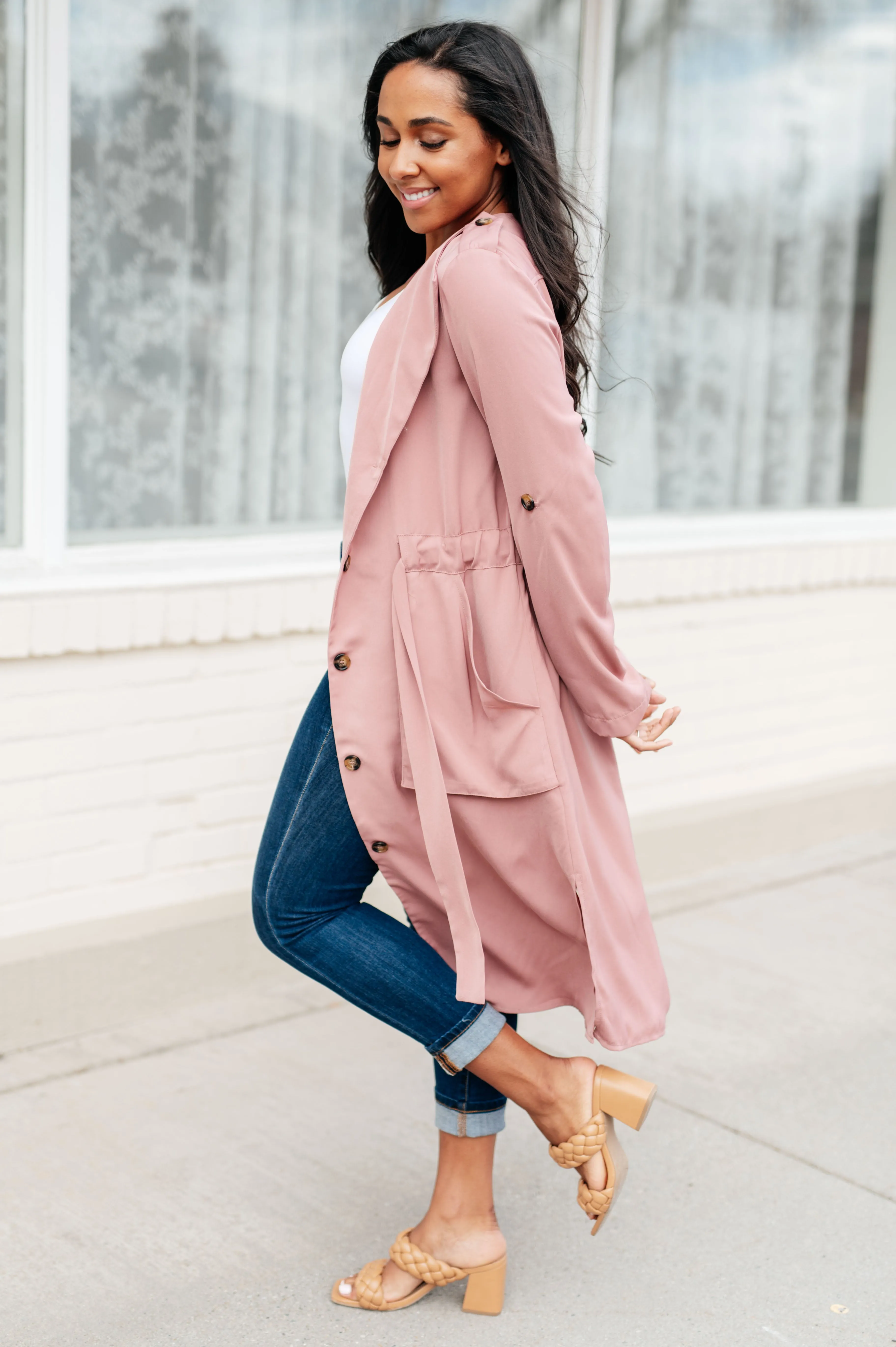 Milena Jacket in Dusty Mauve