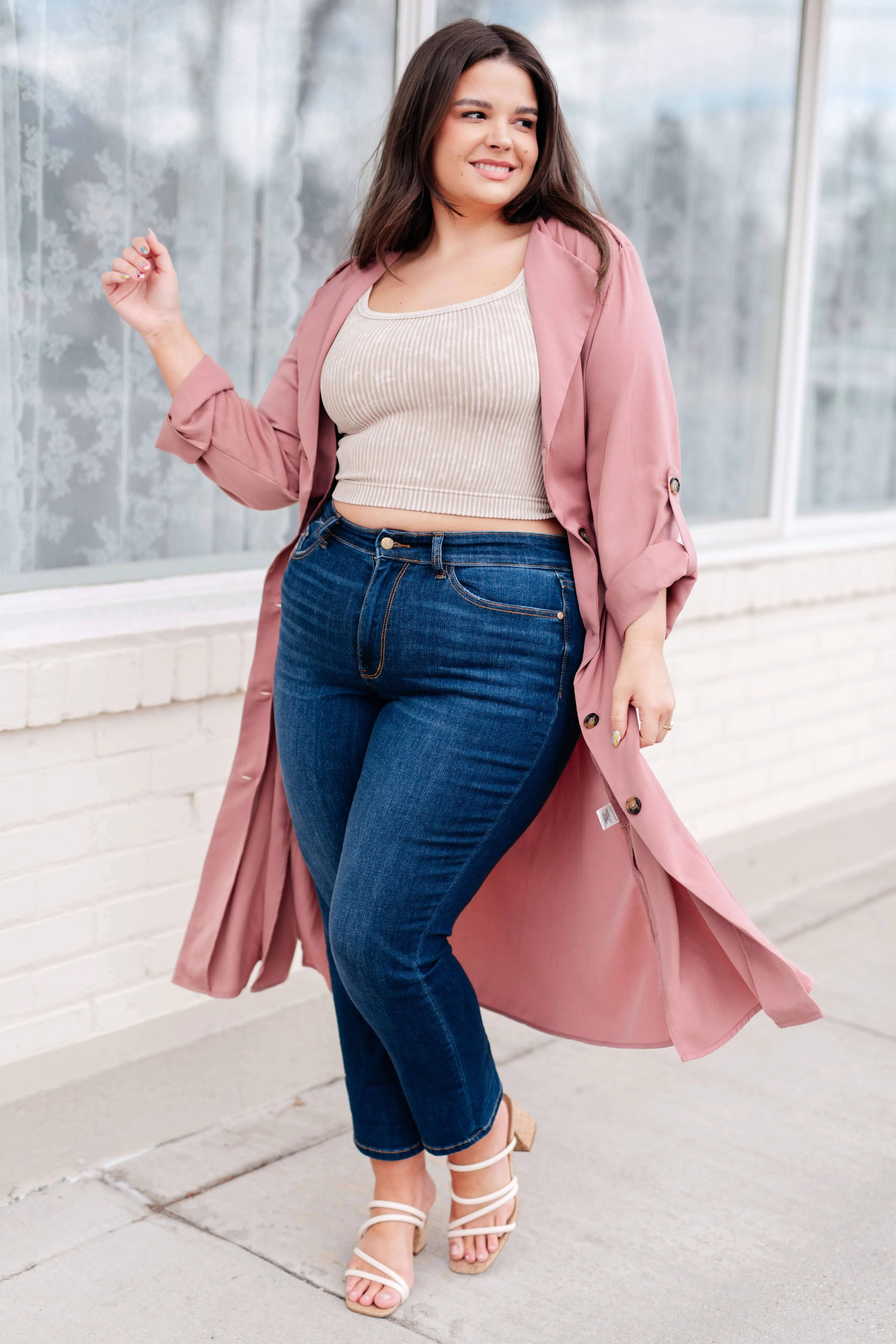 Milena Jacket in Dusty Mauve