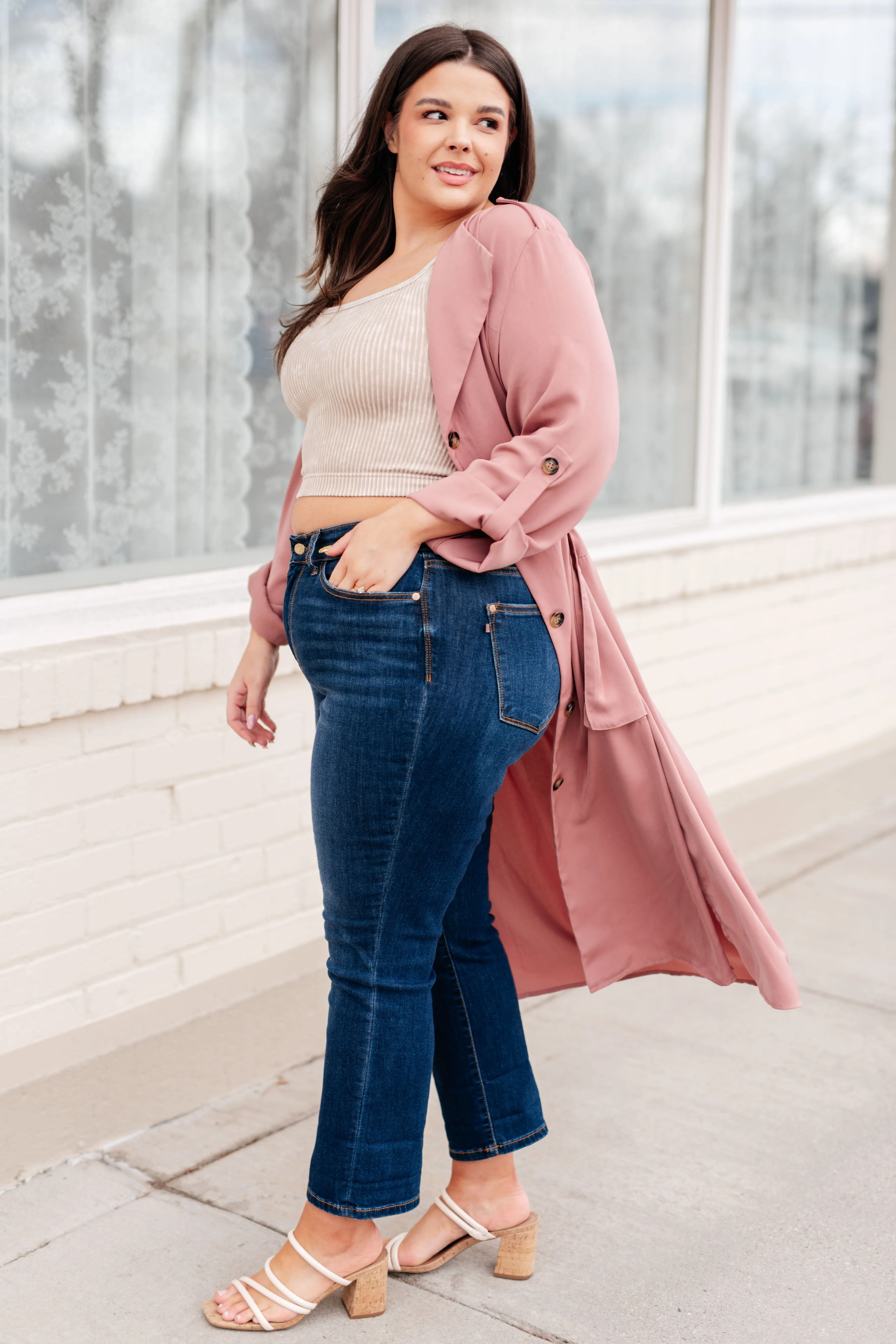 Milena Jacket in Dusty Mauve