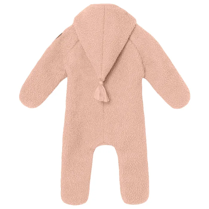 Mini A Ture Baby Adel Teddyfleece Jumpsuit Rose Dust Pink