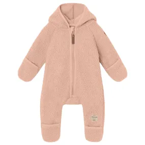 Mini A Ture Baby Adel Teddyfleece Jumpsuit Rose Dust Pink