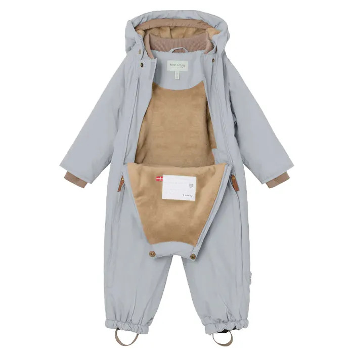 Mini A Ture Baby And Child Wisti Snowsuit Quarry Blue Grey