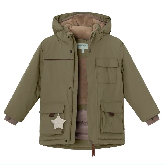 Mini A Ture Child Kastor Winter Jacket Military Green