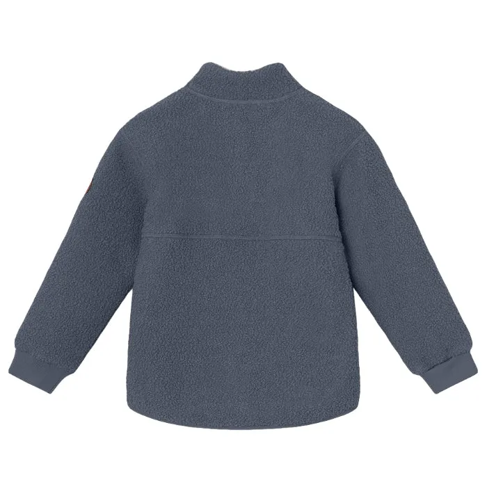 Mini A Ture Child Saleh Teddyfleece Jacket Ombre Blue