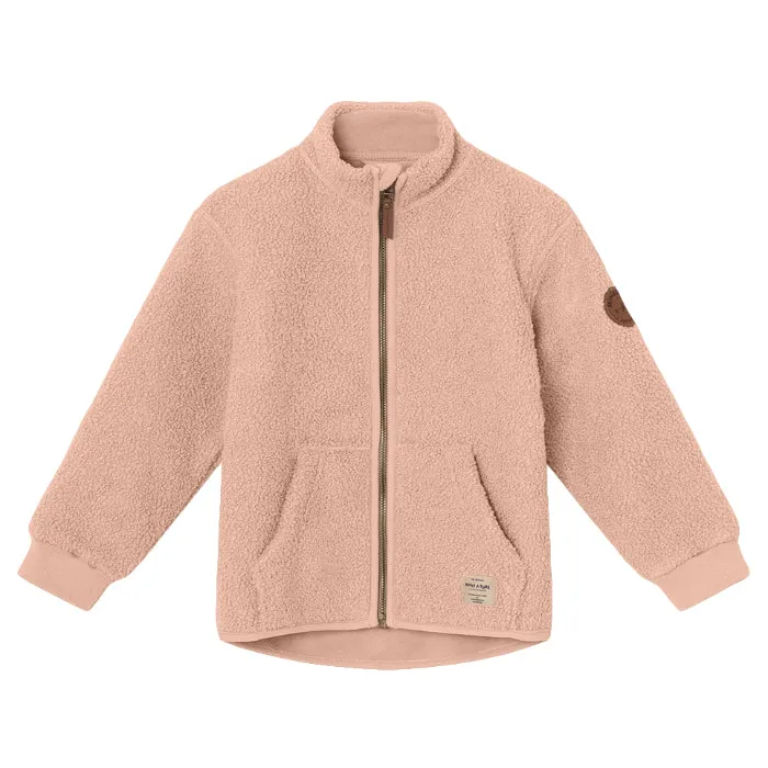 Mini A Ture Child Saleh Teddyfleece Jacket Rose Dust Pink