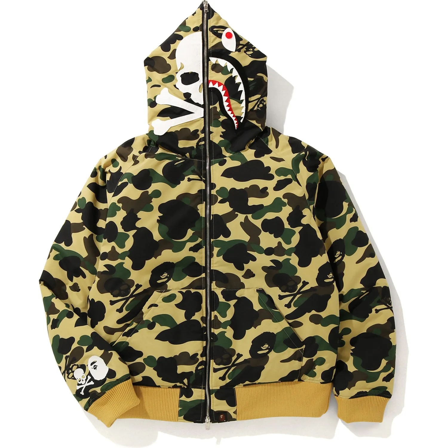 MM BAPE HOODIE DOWN JACKET MENS