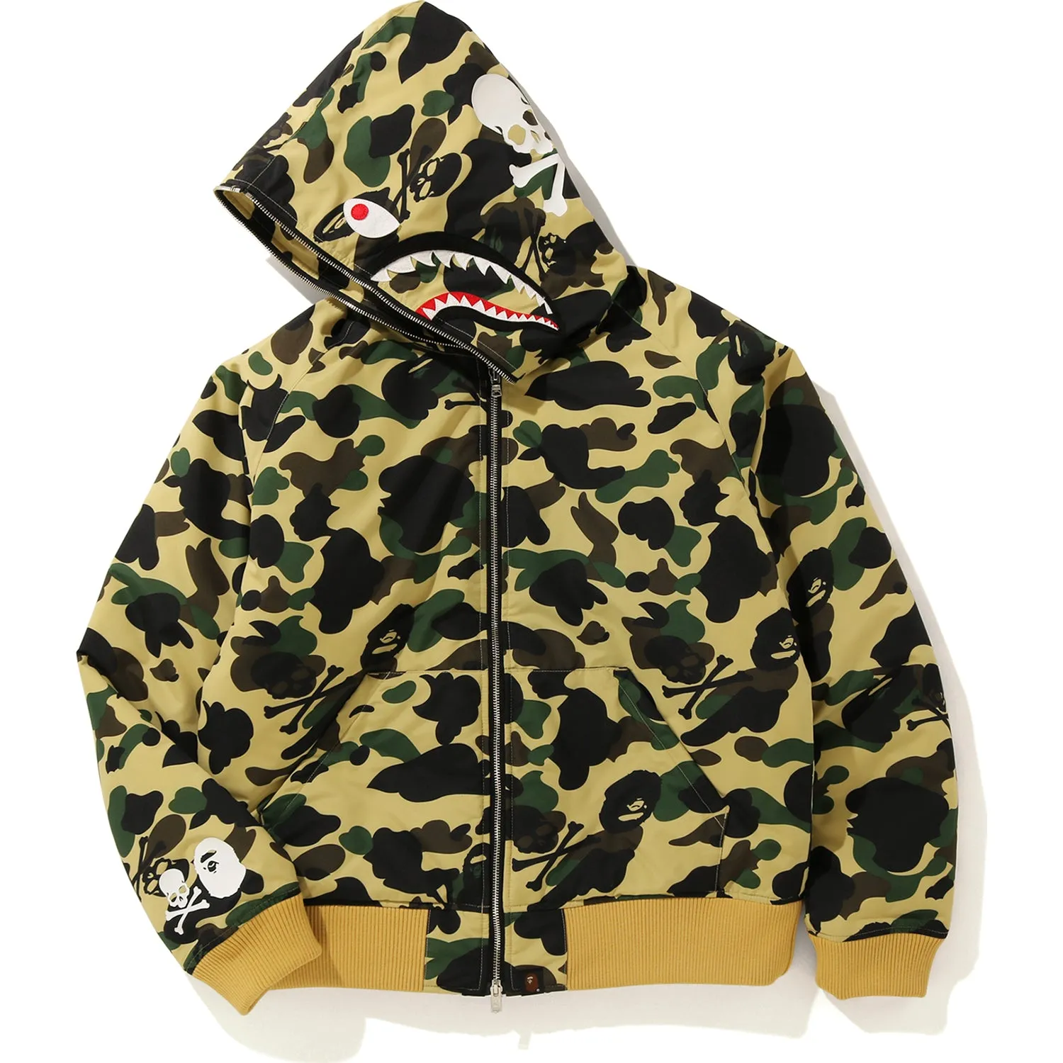 MM BAPE HOODIE DOWN JACKET MENS