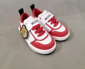 Moschino Sneaker Teddy Logo Red