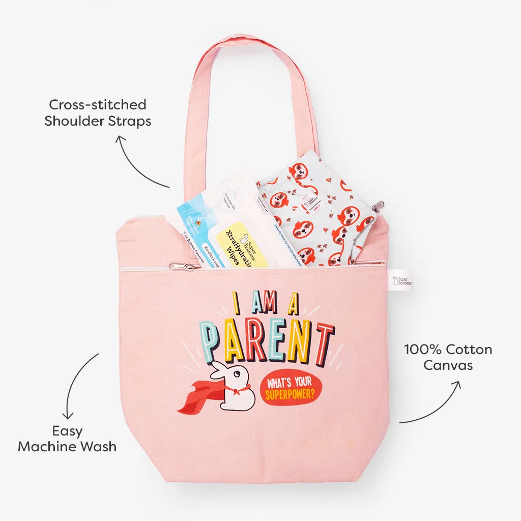 Multipurpose Canvas Tote - Parent Power