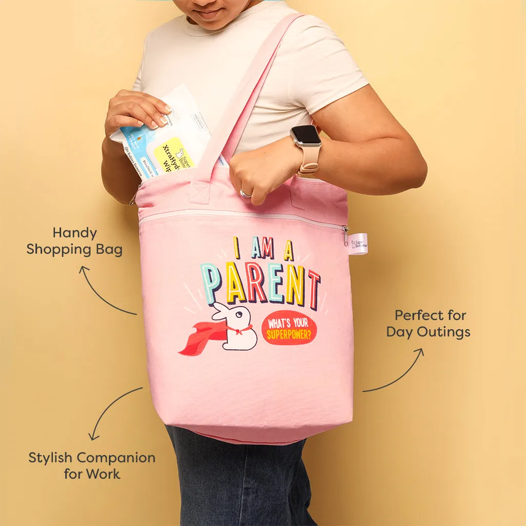 Multipurpose Canvas Tote - Parent Power