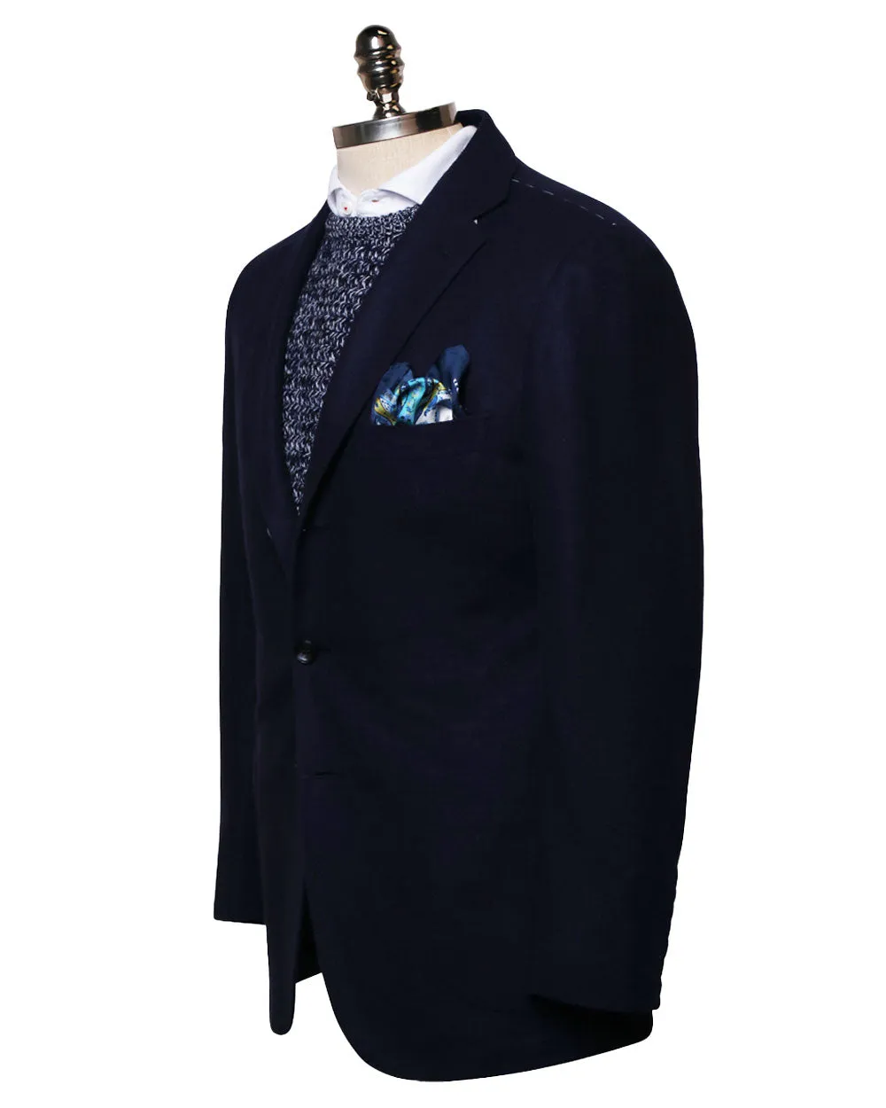 Navy Jersey Stretch Sportcoat