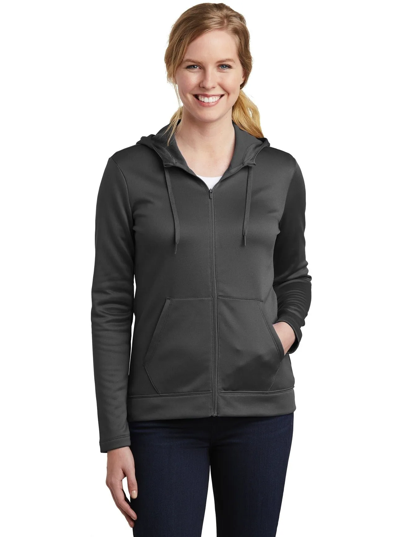 NIKE Ladies Therma-FIT Full-Zip Fleece Hoodie