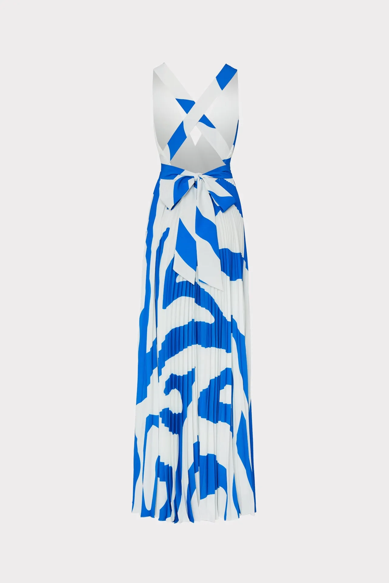 Oria Print Pleated Dress