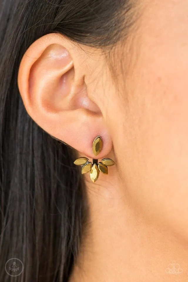 Paparazzi Radical Refinement - Brass Post Earrings