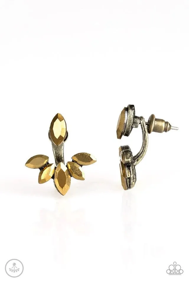 Paparazzi Radical Refinement - Brass Post Earrings