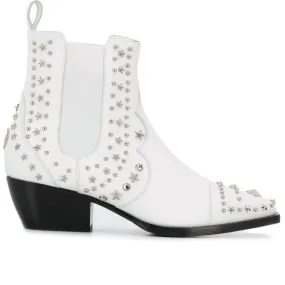 Philipp Plein low cowboy boots White