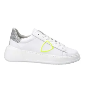 Philppe Sneaker Glitter Logo White