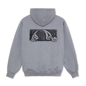 Polar Skate Co. Dave Hoodie Yoga Trippin - Heather Grey