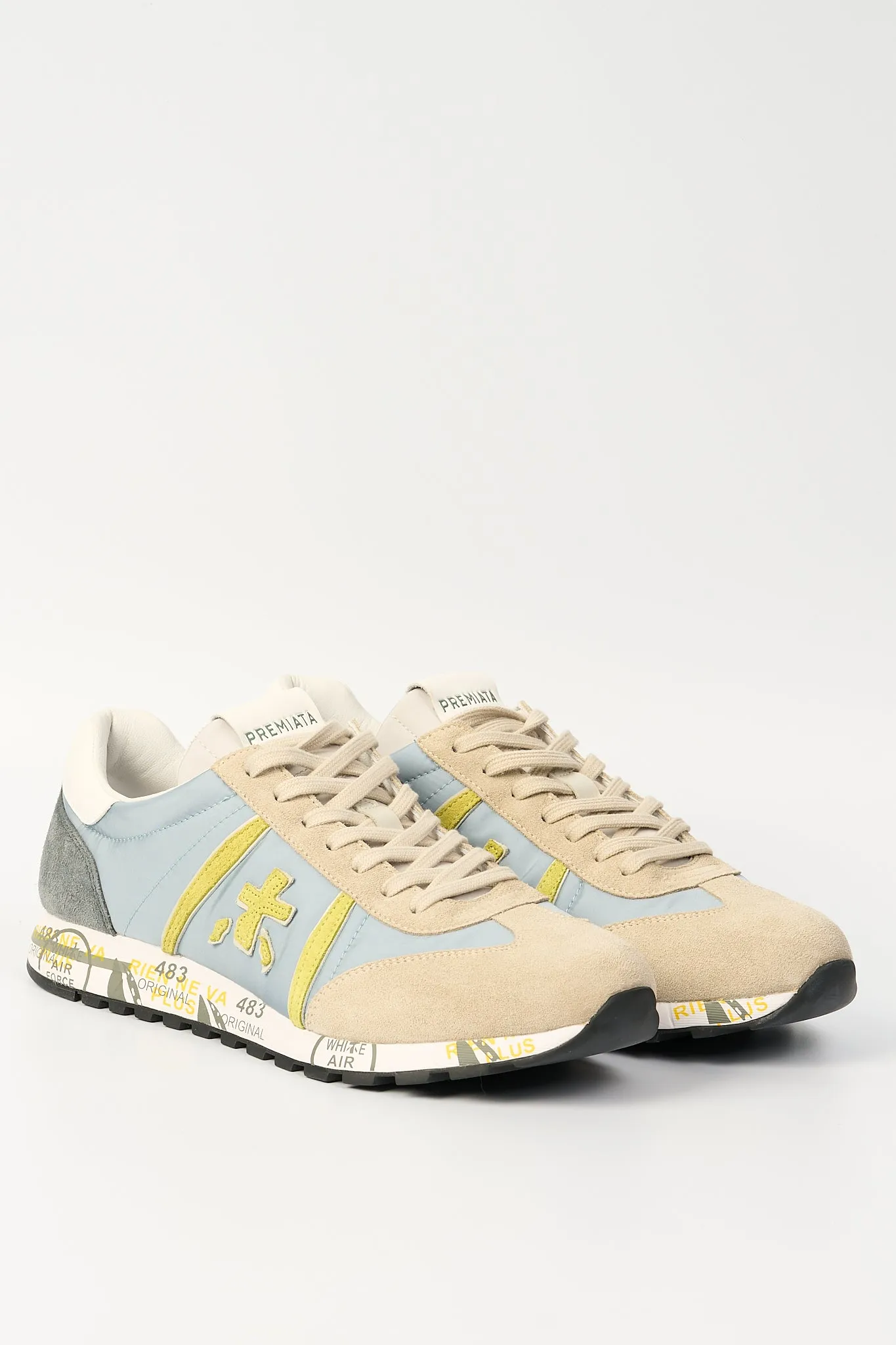 Premiata Sneaker Azzurro/verde Uomo