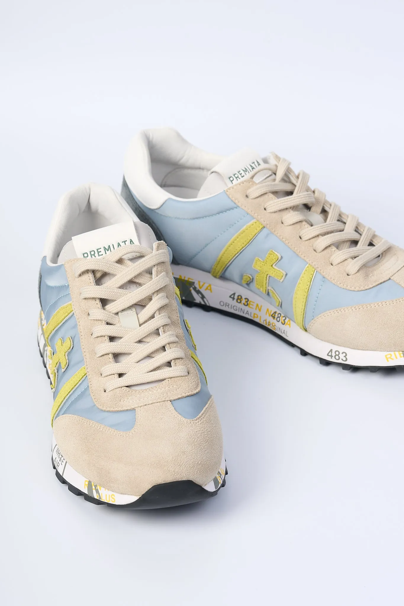 Premiata Sneaker Azzurro/verde Uomo