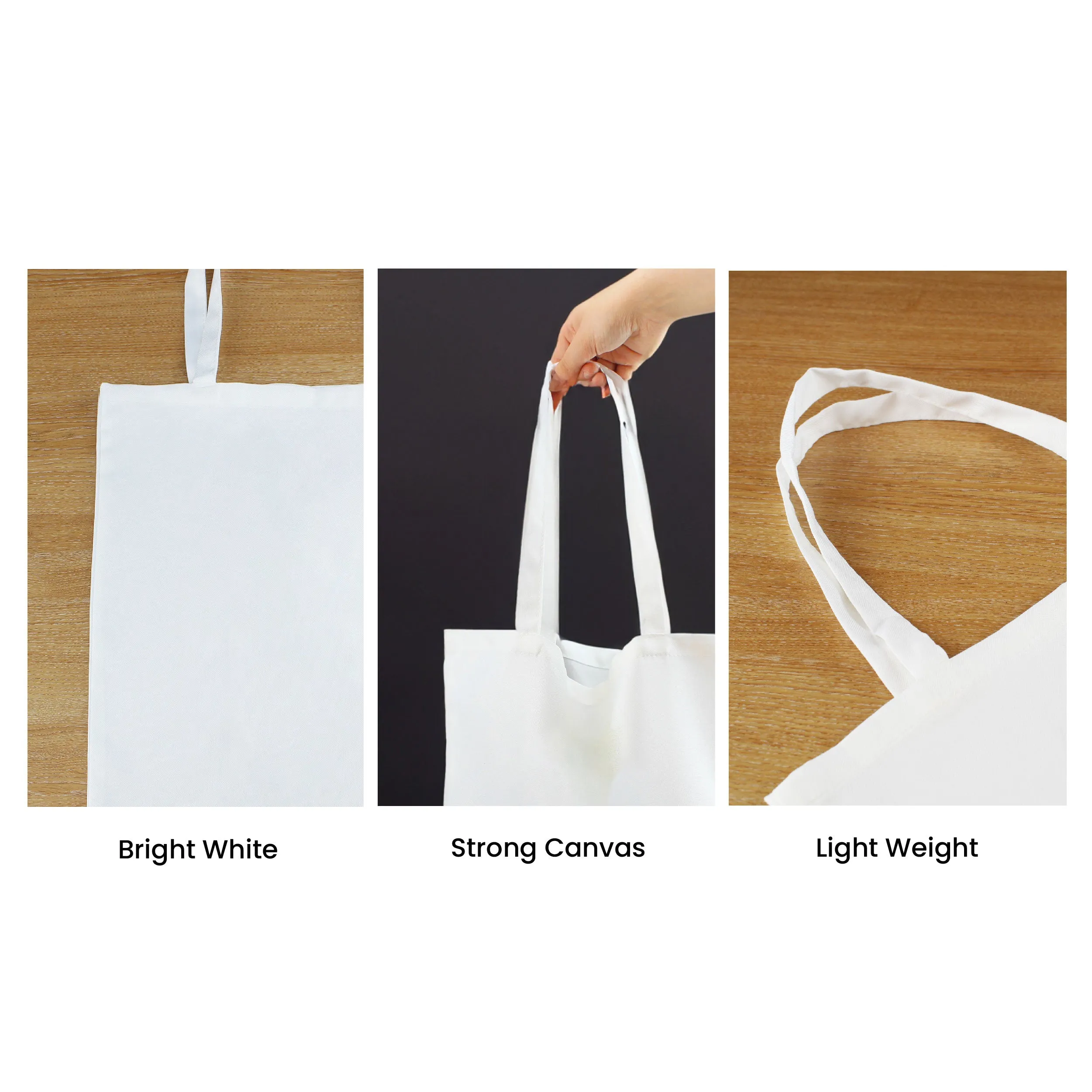 Printed Tote Bag, Any Message, Any Colour, Short Handled, 38x40cm