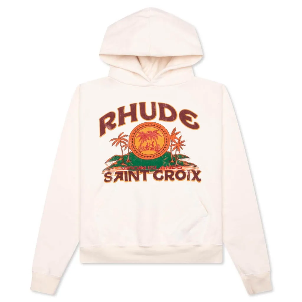 Rhude St. Croix Hoodie - Vintage White