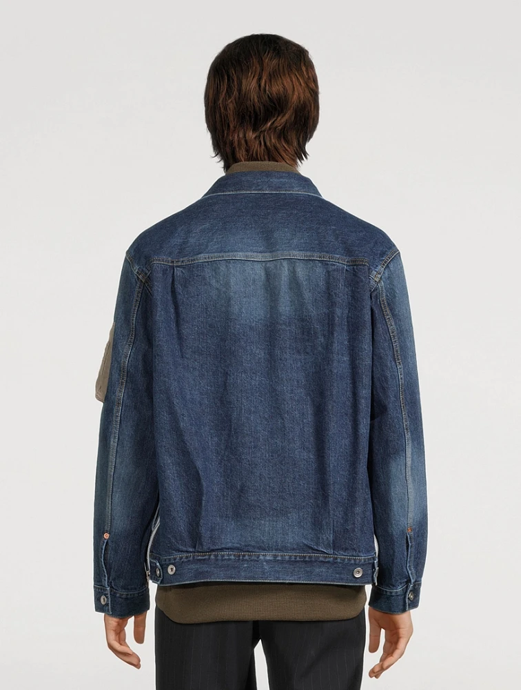 SACAI Layered Denim Jacket