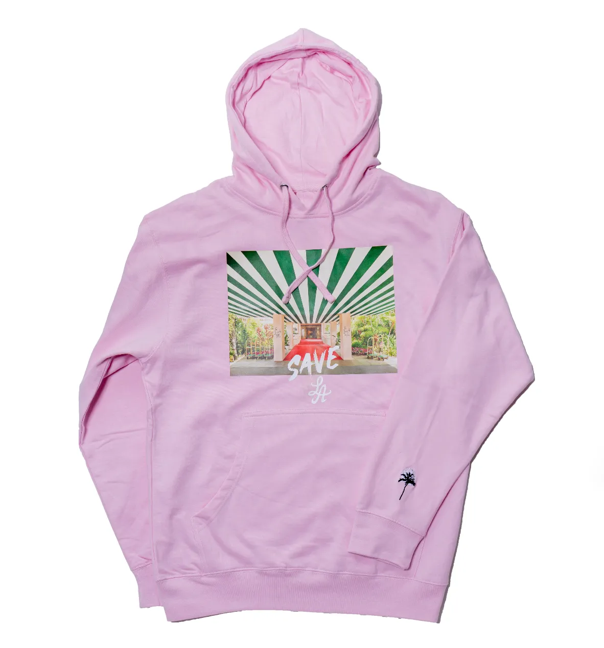 SAVE LA BEVERLY HILLS HOODIE - PINK