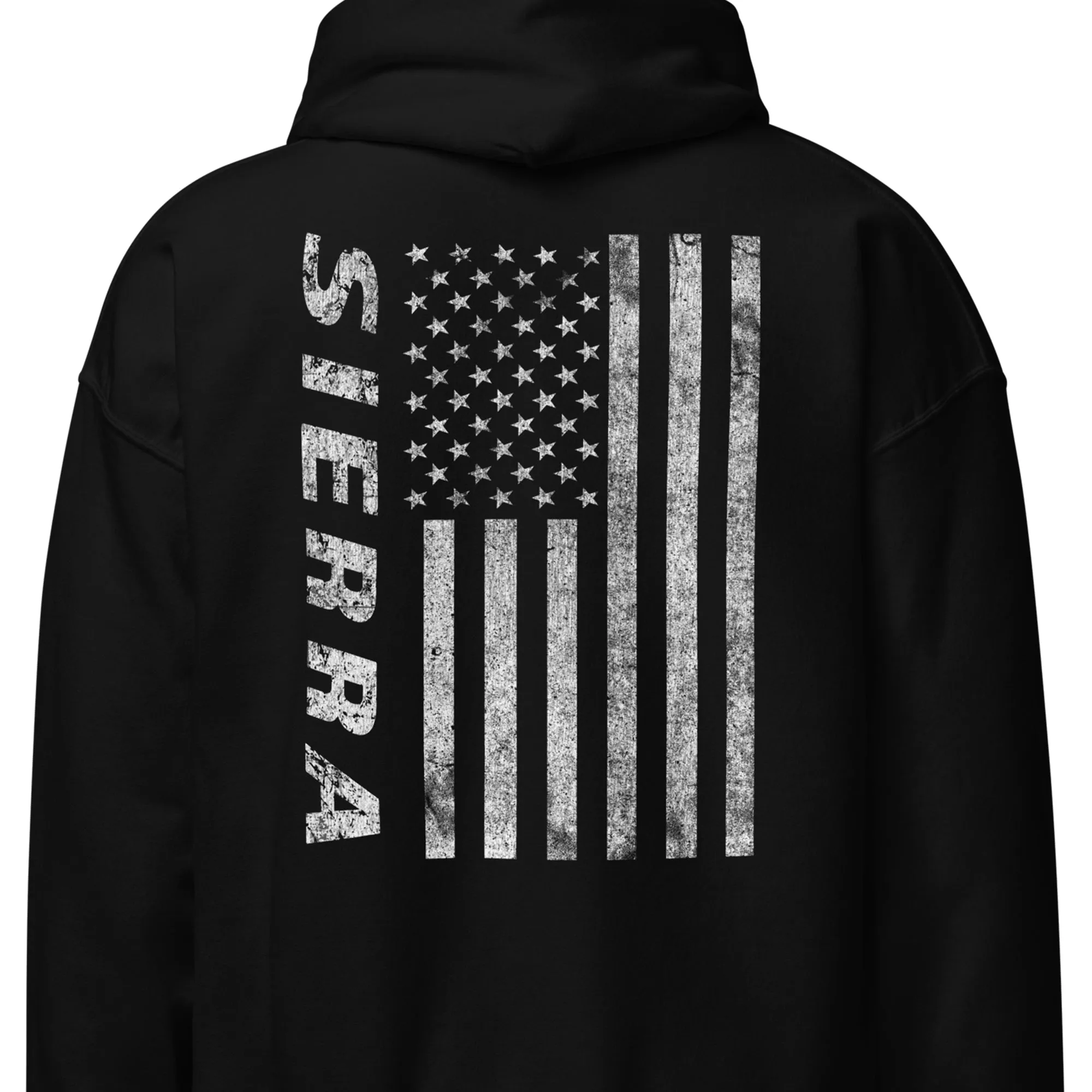 Sierra Truck American Flag Hoodie Sweatshirt