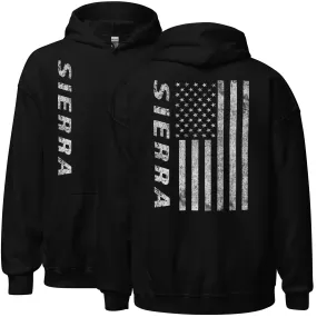 Sierra Truck American Flag Hoodie Sweatshirt